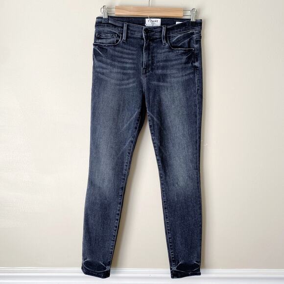 Frame Denim | Le Skinny de Jeanne Crop Jeans Jackson Peak Gray Size 29 - Picture 3 of 9